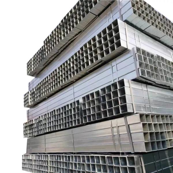 Quality 6mm Galvanized Iron Square Pipe C45 Galvanized Rectangular Tube Q235 for sale