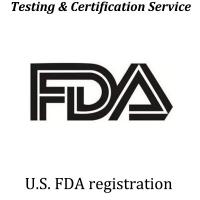China US FDA Approval Certificate Food And Drug Administration Class II Or III Medical Devices Cosmetics Daily Necessities factory