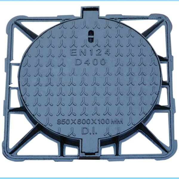 Quality Bolted Ductile Iron Cover And Frame D400 EN124 For Urban Infrastructure for sale