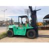 China Mitsubishi 12 Ton Used Industrial Forklift Green Color With Japanese Engine factory