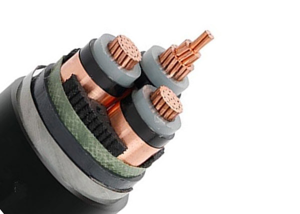 Quality 3.6/6 kV XLPE Insulated screened Armored Cable , Copper Conductor MV Power Cable for sale