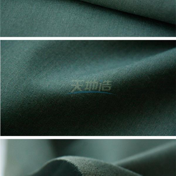 Quality Aramid Lenzing Viscose Fabric 260gsm Green For Protective Clothing for sale