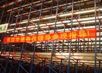 China Semi Automated Orange 35-45 M / Min Radio Shuttle Racking For Logistic Distribution Centers factory