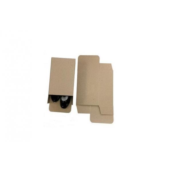 Quality Rectangle Corrugated Cardboard Box 100gsm 110gsm Kraft Paper Materials for sale