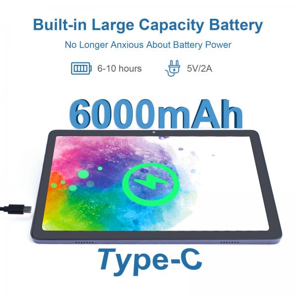 Quality 10.1inch Android 12 WiFi Tablet PC FHD 1200*1920 With 6000mAh Battery for sale