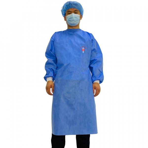Quality OEM Disposable Isolation Gown With Back Tie for sale