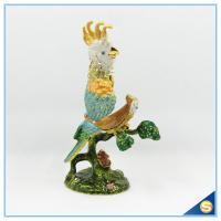 China Parrot On The Tree Trinket Box Home Decoration Jewelry Box SCJ623-2 factory