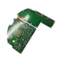 China White Silkscreen High Speed PCB with Gloss Green Solder Mask / Gold Surface Finishing factory