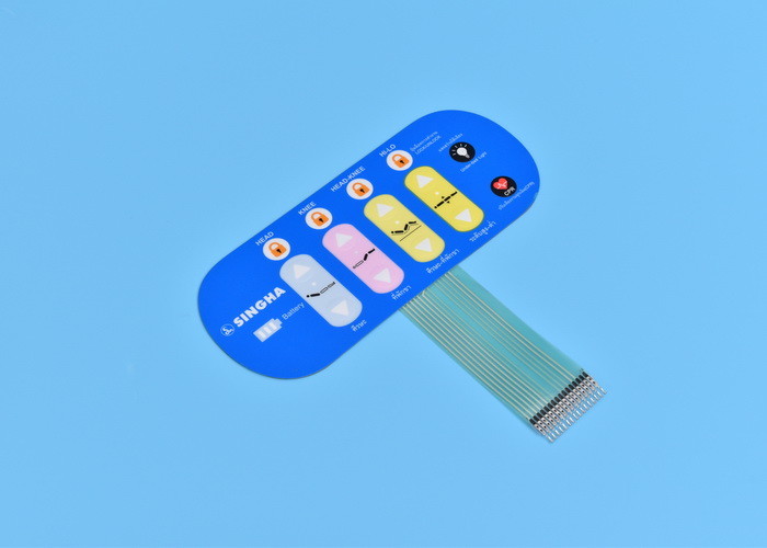 China Waterproof Membrane Switch With LED Lights For Medical Equipment factory