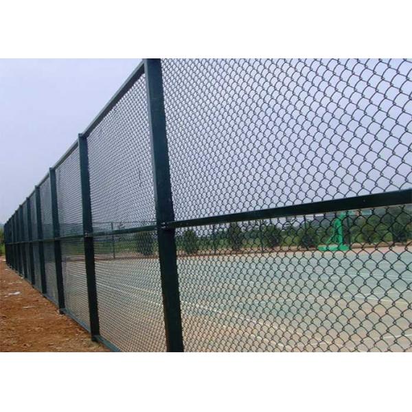 Quality White Vinyl Coated L30m Metal Chain Link Fencing For Basketball Court for sale