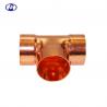 China Anti Corrosion Refrigeration Copper Fittings Copper Tee Three Way Coupling factory