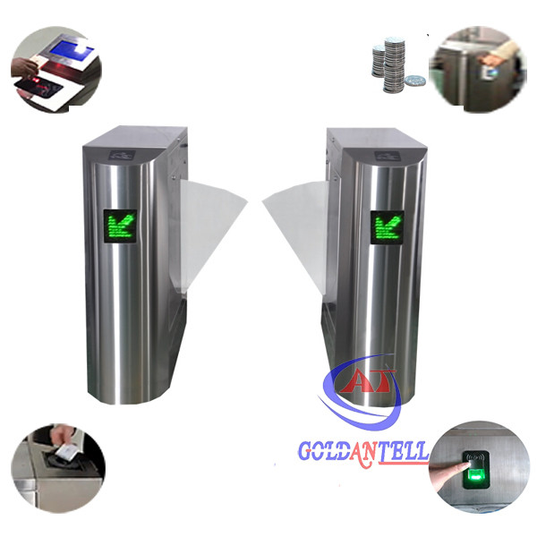 Quality Entry Exit Half Height Rfid Access Control Turnstiles for Office University for sale