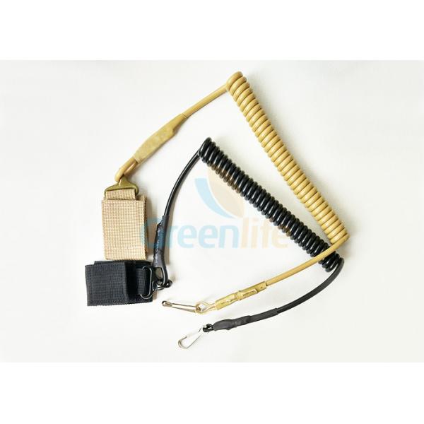Quality High Security Elastic Weapon Retention Lanyard , Custom Pistol Retention Lanyard for sale