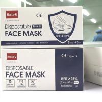 Quality 17.5x9.5cm 98% Min BFE Medical Face Mask Disposable For Drugstore And Supermarke for sale
