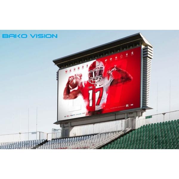 Quality Outdoor Advertising Led Display Screen P10 OHH Fixed Scoreboard for sale