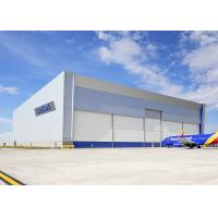 China Insulated Prefab Steel Building Kits For Private Airplane Hangars / Aircraft Maintenance House factory