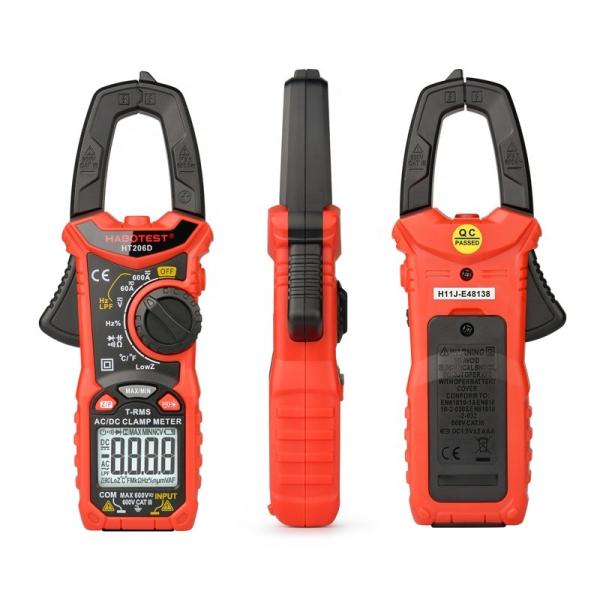 Quality RoHS 600V 600A 6000 Counts 10nF Digital Clamp Meters for sale