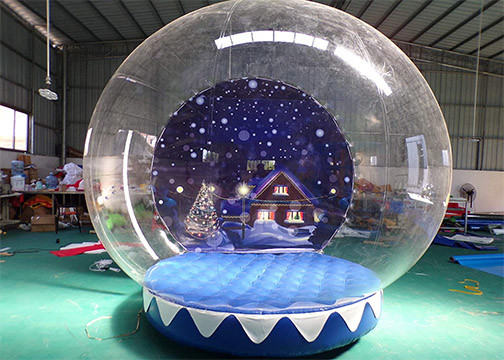 China Outdoor Advertising 3m Inflatable Snow Globe Balloon factory