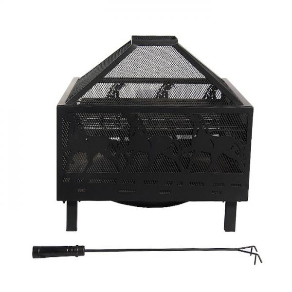 Quality Customized Wire Welded Steel Barbecue Grills  Wood Fired Metal Bbq Pit for sale