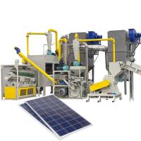 China Waste Solar Panel Recycling Machine for House Photovoltaic Solar Power Production Line for sale