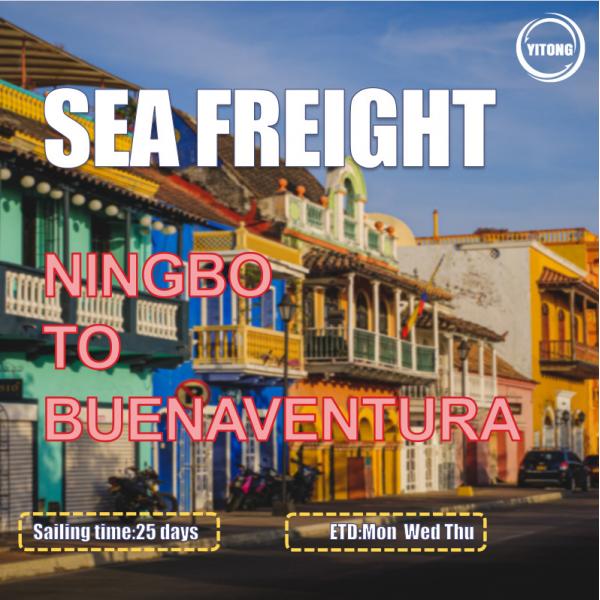 Quality Ningbo To  Buenaventura Colombia Sea Freight Logistics Services 25 Days for sale