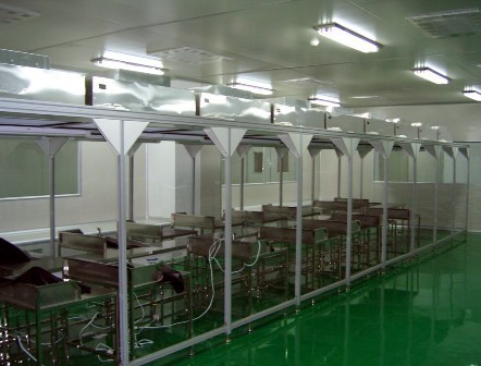 Quality Stainless Steel Hospital / Laboratory Laminar Flow Booth for sale