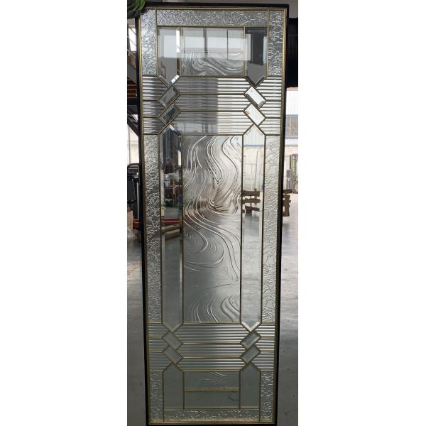 Quality Stained Decorative Leaded Glass Edging Zinc Brass Caming 80in 63.5cm for sale