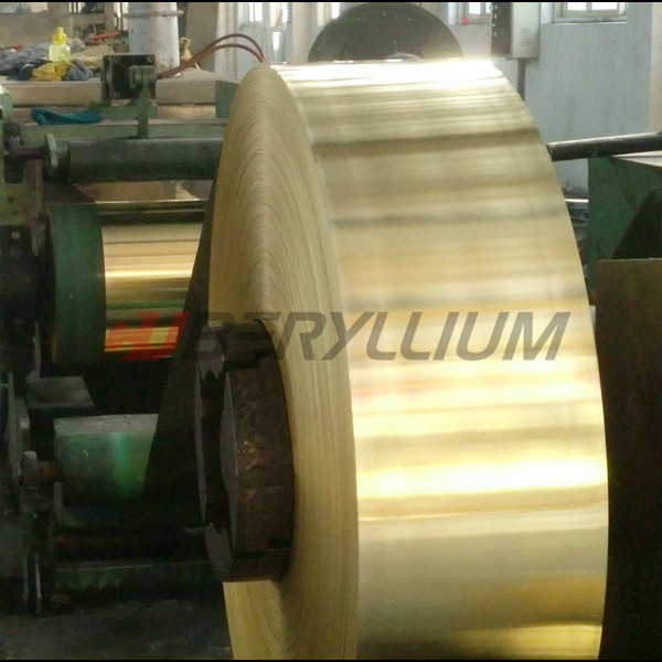 Quality Soft TB00 Beryllium Copper Alloy Strip BrBNT1.9 Qbe1.9 0.3mmx200mm For Electrical Switch for sale