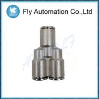 China Y Union Pneumatic Connector 6560 Series , Nickel Plated Brass Pneumatic Fittings factory