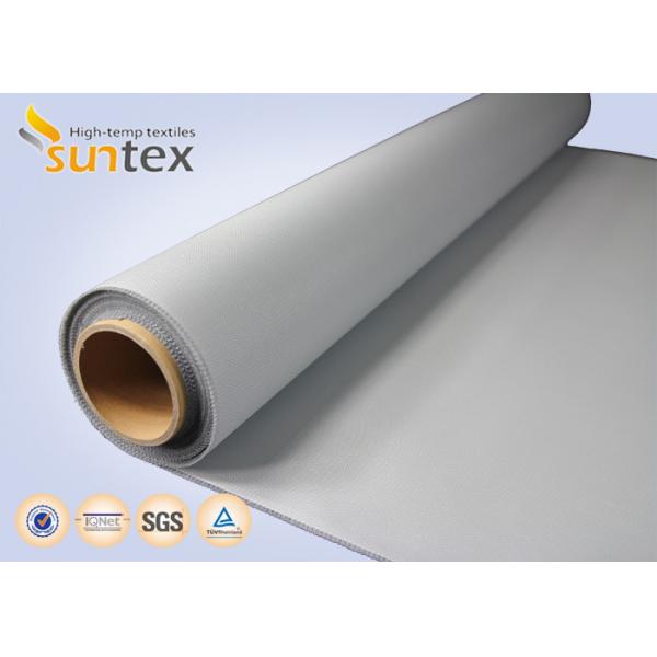 Quality Fireproof Polyurethane PU Coated Fiberglass Fabric Fire Resistant Thermal for sale