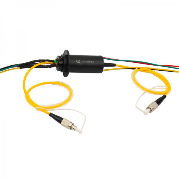 Quality Fiber Optic Rotary Joints 23dBm IP40 50mm Gold to Gold 2000rpm Optic slip ring for sale