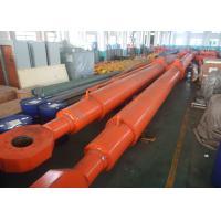 China Custom Deep Hole Single Acting Hydraulic Cylinder For Hydropower Dump Truck factory