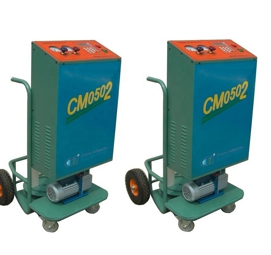 China Auto Air Conditional Recycling Recharging Flushing Refrigerant AC Recovery Machine with CE Certificate factory
