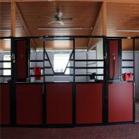 China 3.6x2.2m Horse stable Stall Fronts with swing doors or sliding door factory
