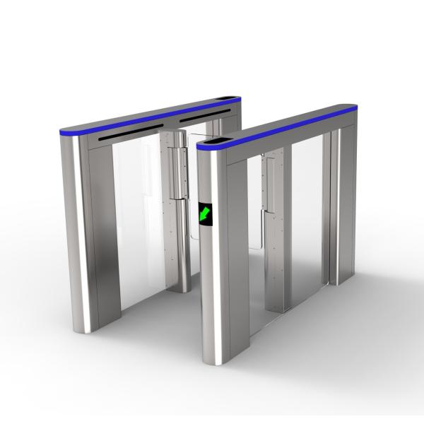 Quality 304 Stainless Steel Automatic Turnstile Flap Barrier Gate Entrance Bidirectional for sale