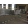 China Construction Portable 8 Ft Chain Link Fence Panels Low Carbon Steel Wire factory