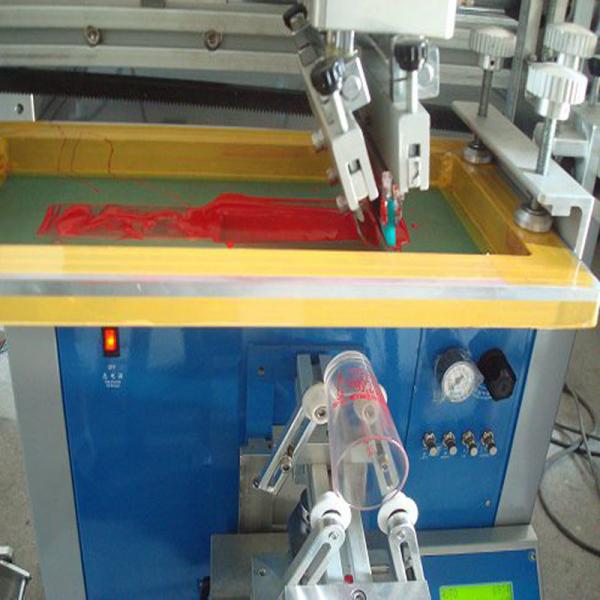 Quality 120x250mm Plastic Plastic Bottle Screen Printing Machine Semi Automatic Screen for sale