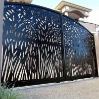 China Exterior Front Decorative Metal Gate Aluminum Laser Cut Privacy Screens Outdoor factory