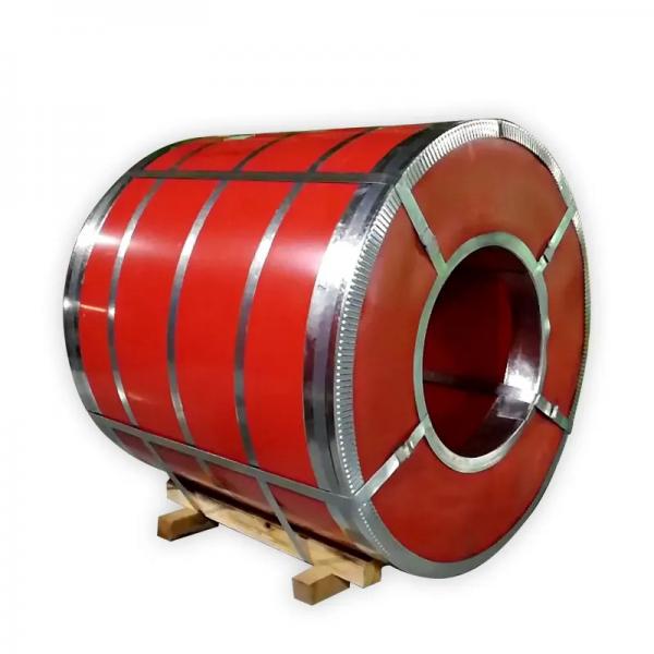 Quality 0.12-3mm Red Color Coated Galvanized Sheet Metal Coils For Metal Building for sale