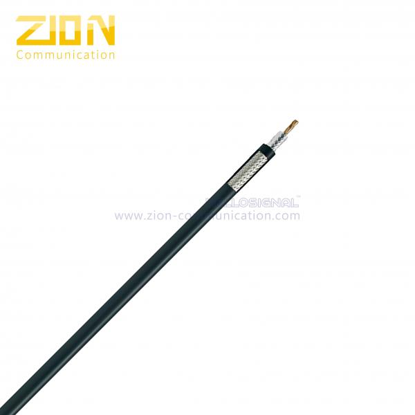 Quality Low Loss 195 with 0.94mm Bare Copper Conductor 50 Ohm Signal Coaxial Cable for sale
