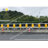 China Traffic Plastic Spiral Staircase Guardrail Roller Safety Barrier Pliable factory