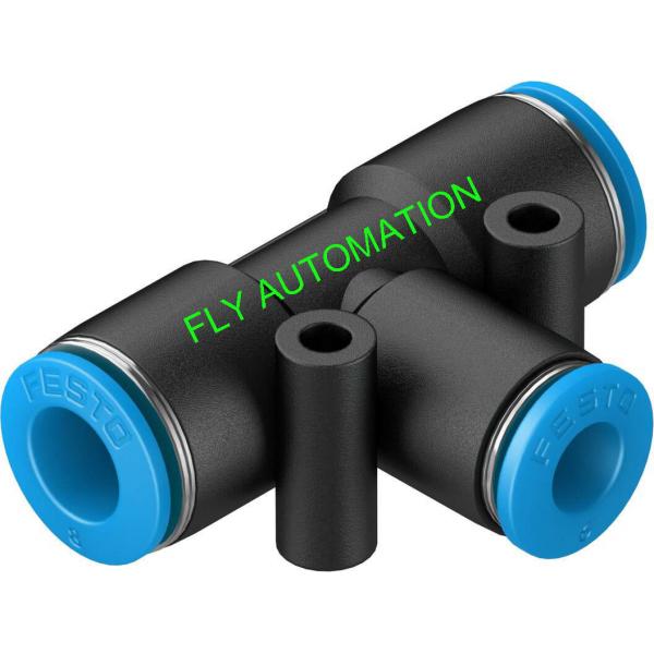 Quality QST-8-6 Pneumatic Tube Fittings Push In T Connector 153135 4052568032272 for sale