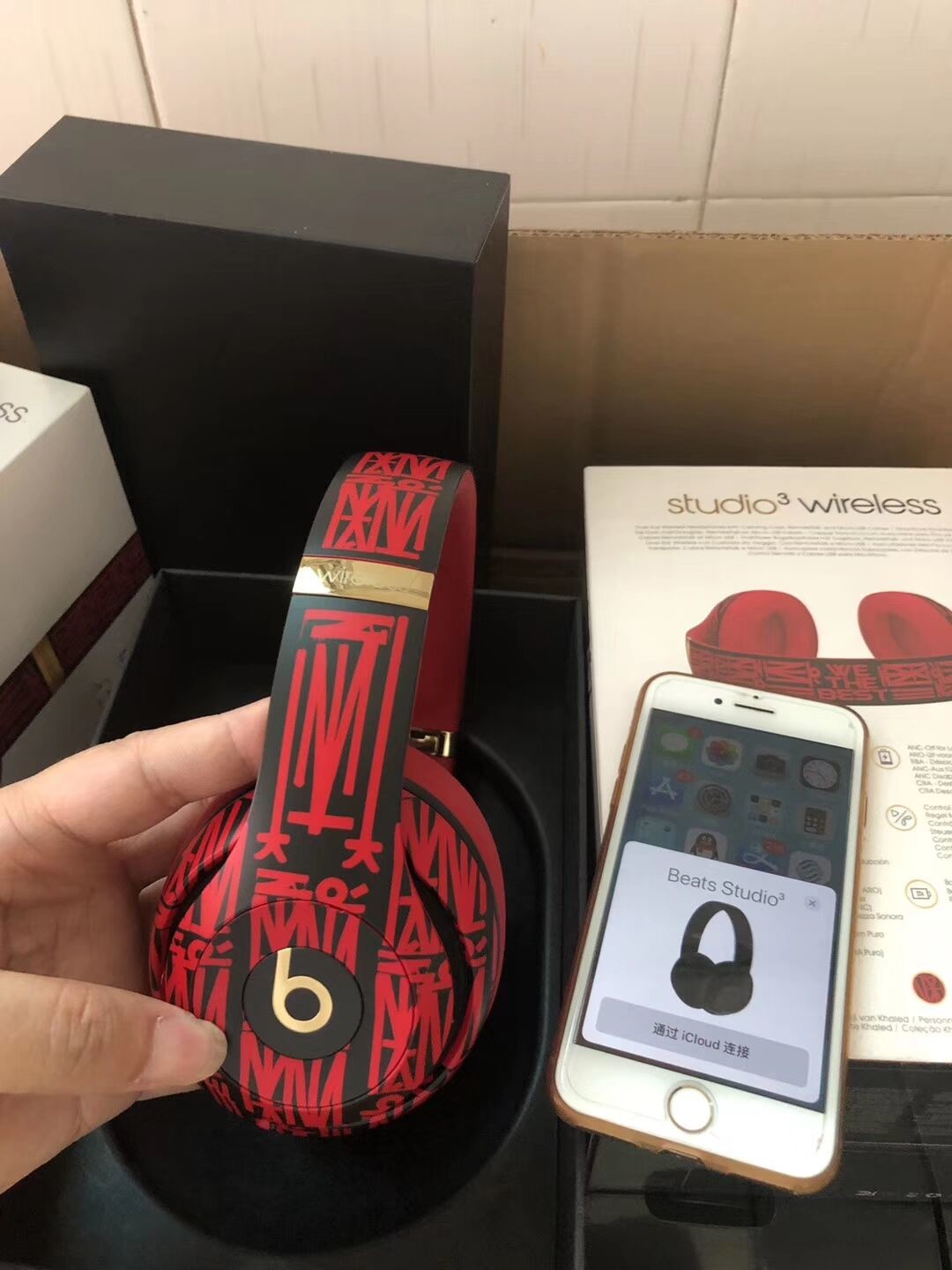 China Beats by Dr. Dre Studio3 Wireless Headphones - DJ Khaled Custom Edition Made in china grgheadsets factory