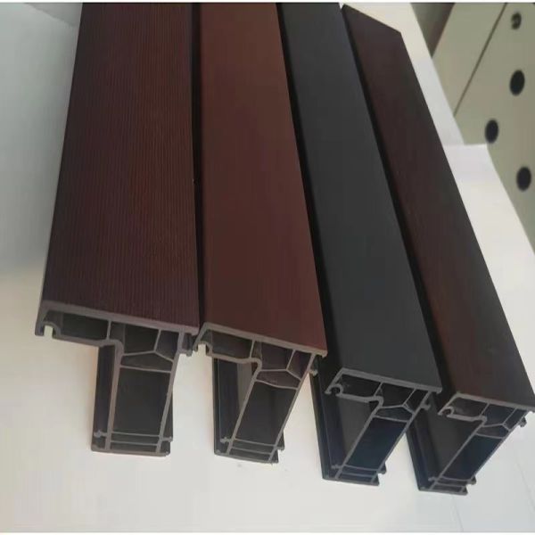 Customized Plastic PVC Co Extrusion Profiles WPC Profile Machine For