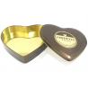 China Customized Design Heart Shaped Tin Cans , Chocolate Gift Tins Various Size factory