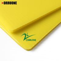 Quality Yellow Coroplast Board 5mm 6mm 8mm Corrugated Plastic Sheets 4x8 for sale