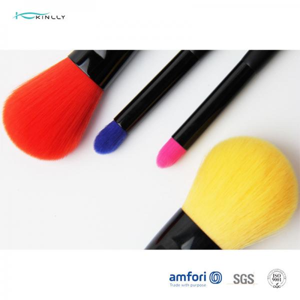 Quality Paper Box Powder 4pcs Colorful Makeup Brush Set for sale