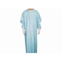 China Blue Spunlace Surgical Gowns Disposable Hospital Gowns Soft Non Woven factory