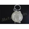 China Imiation Hard Enamel Logo Metal Key Rings For Men , Engraved Metal Keychains factory
