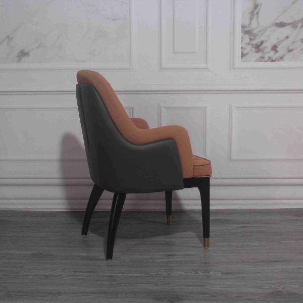 Quality Thick Soft Velvet Fabric Dining Chair SUS201 With Elastic Sponge for sale